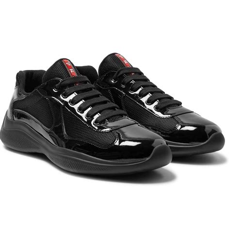 prada sneakers men black